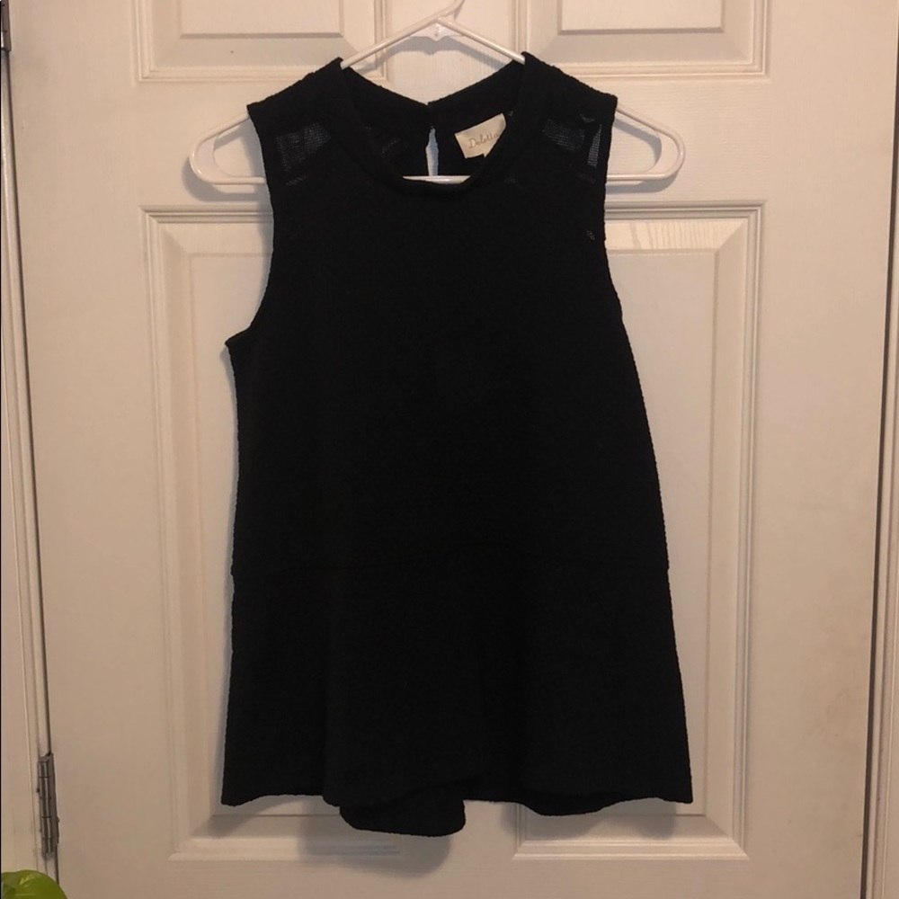 Anthropologie Deletta Peplum Top